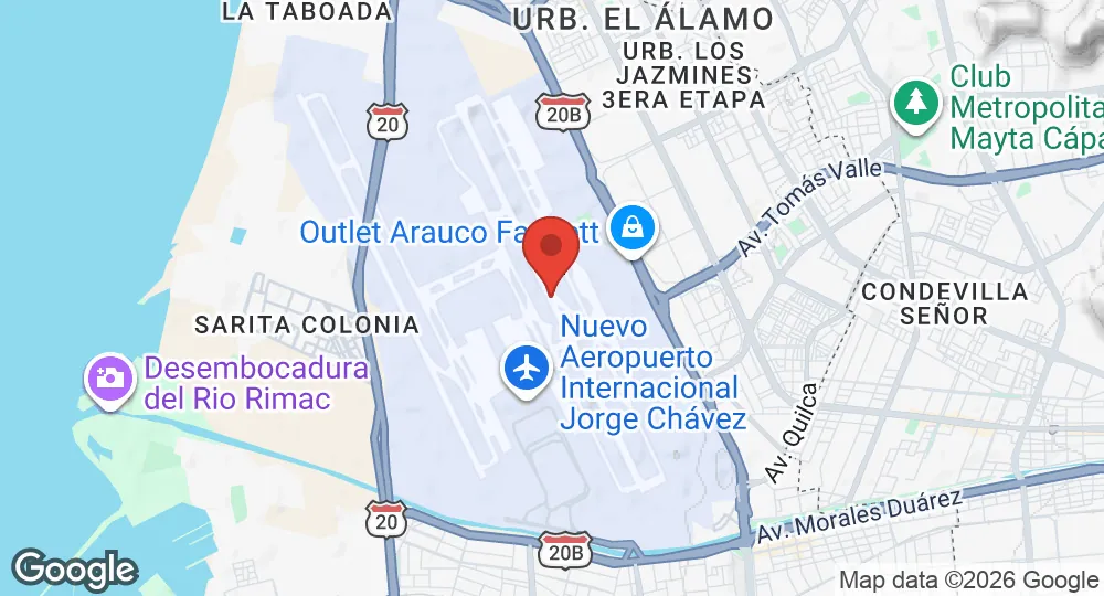 Map of Callao Air Base