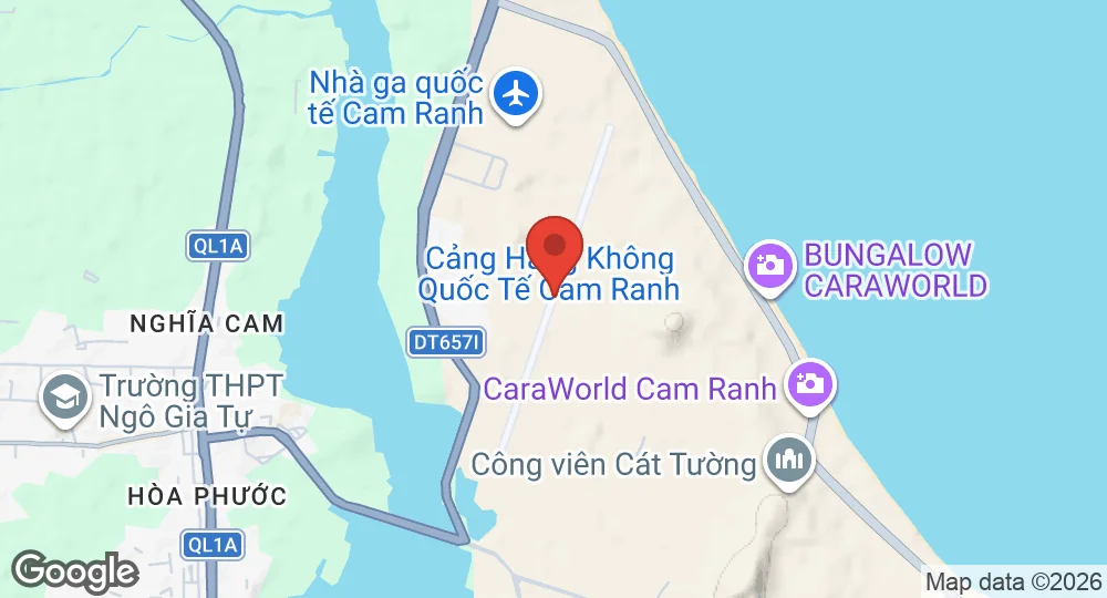 Map of Cam Ranh Airport