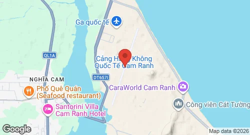 Map of Cam Ranh Airport