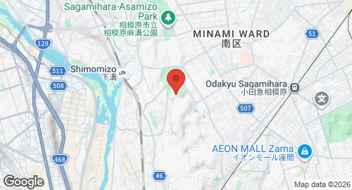 Map of Camp Zama Kastner Army Heliport