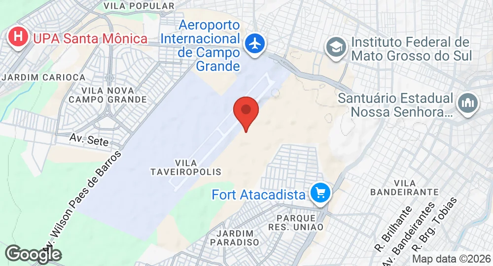 Map of Campo Grande Air Force Base