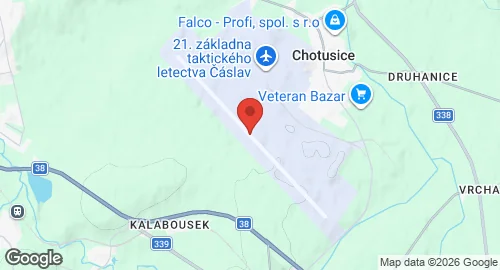 Map of Čáslav Air Base