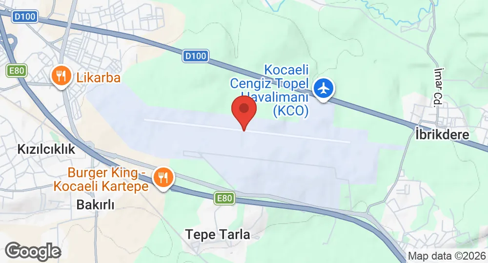 Map of Cengiz Topel Naval Air Station