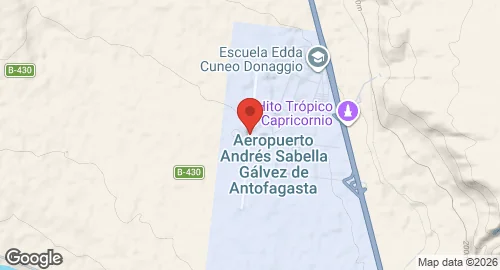 Map of Cerro Moreno Air Base