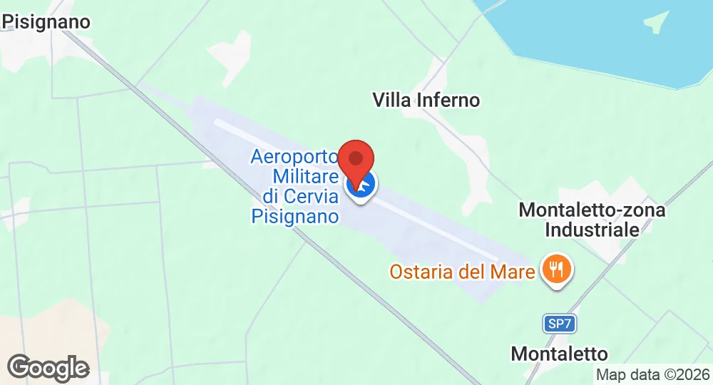 Map of Cervia Air Base