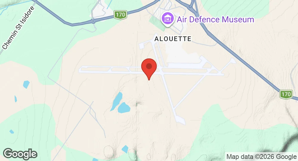 Map of CFB Bagotville