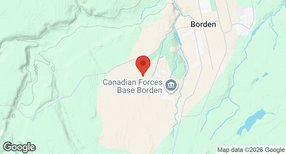 Map of CFB Borden