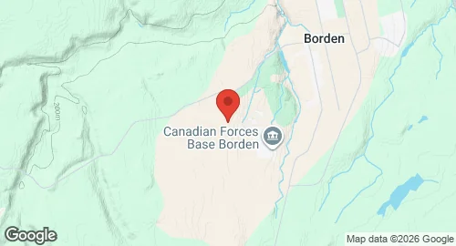 Map of CFB Borden