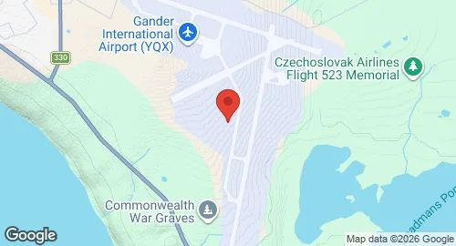 Map of CFB Gander