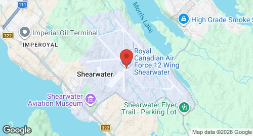 Map of CFB Shearwater