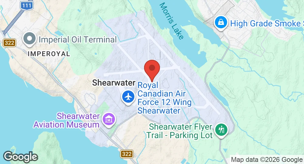 Map of CFB Shearwater