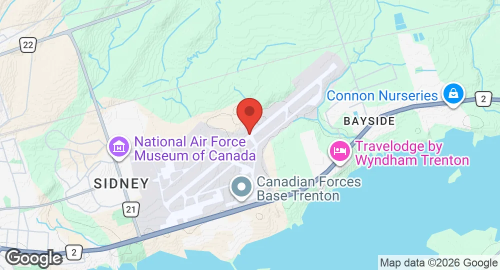 Map of CFB Trenton