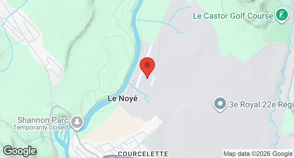 Map of Valcartier Heliport