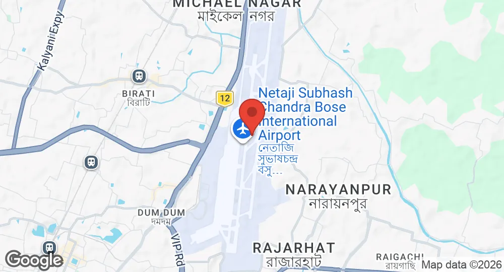 Map of Coast Guard Air Enclave Kolkata