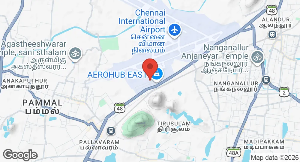 Map of Coast Guard Air Station Chennai