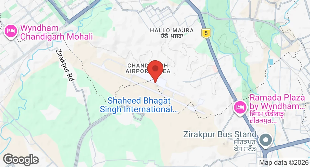Map of Chandigarh AFS