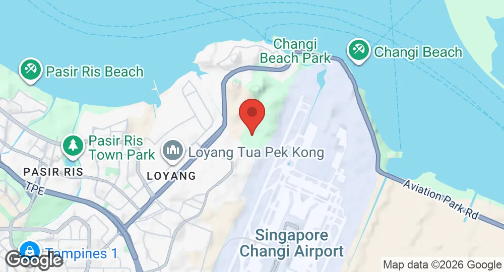 Map of Changi Air Base (West)