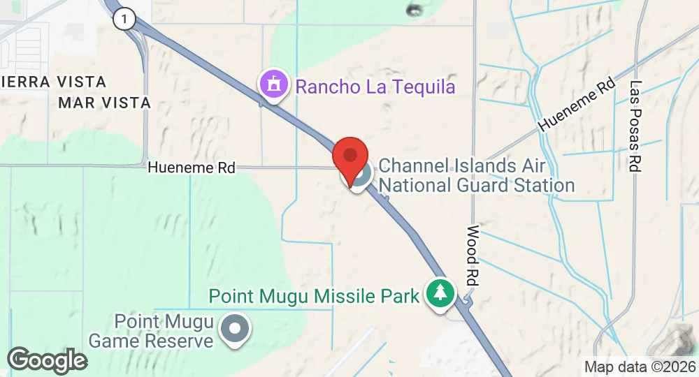 Map of Channel Islands Air National Guard Station