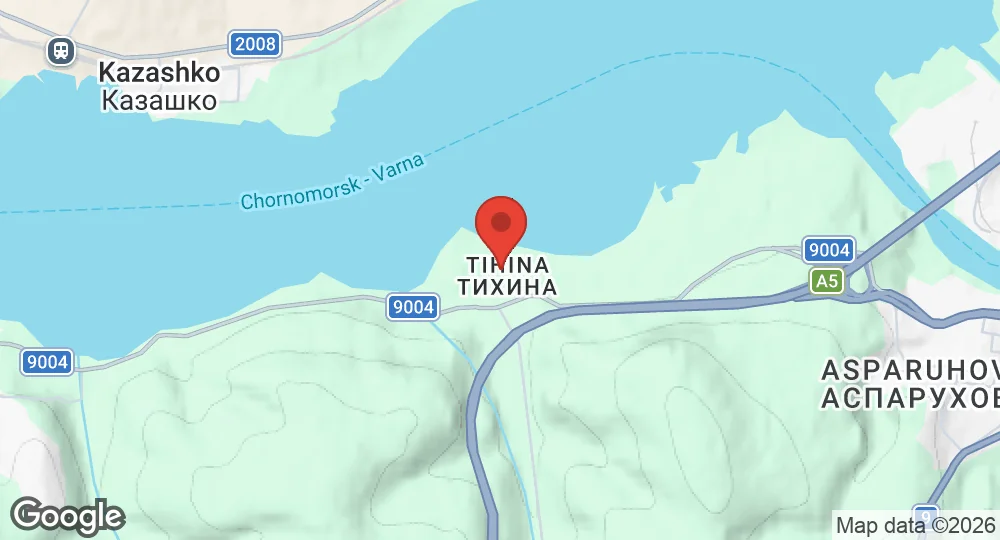 Map of Chayka Naval Air Base