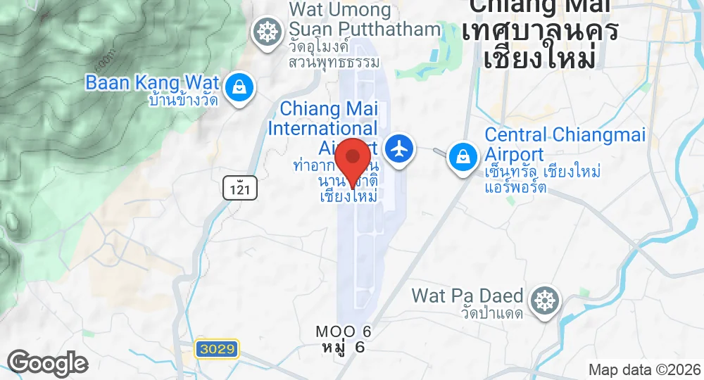 Map of Chiang Mai International Airport