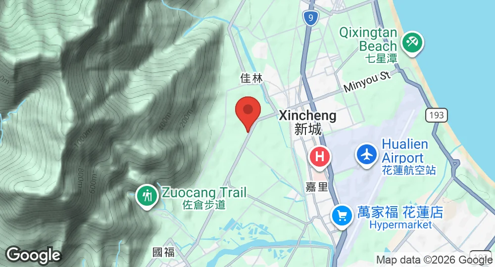 Map of Chiashan Air Force Base