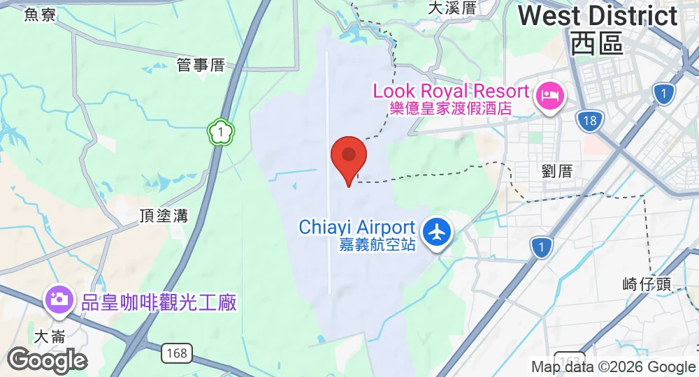 Map of Chiayi Air Base