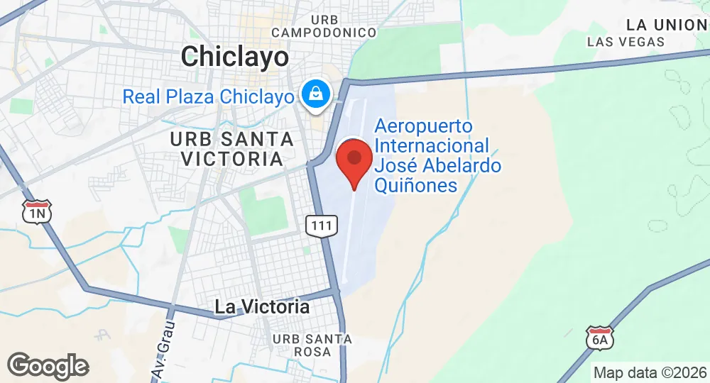 Map of Chiclayo Air Base
