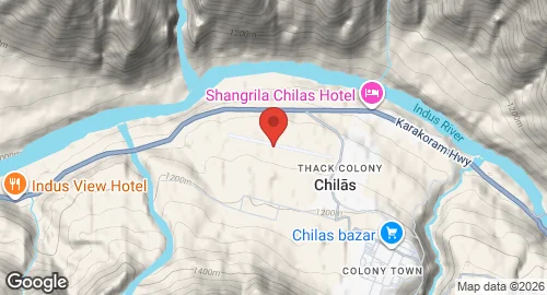 Map of Chilas Airfield