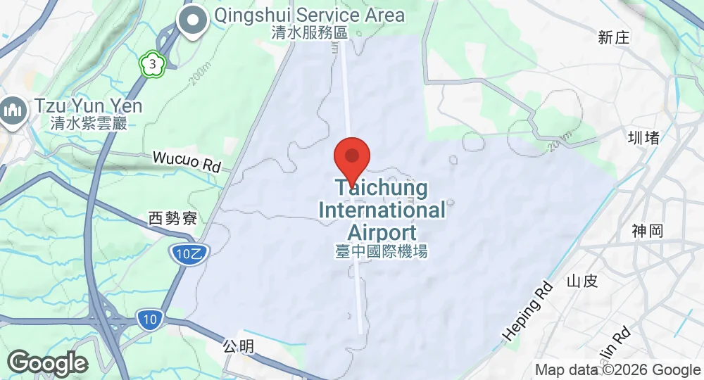 Map of Ching Chuan Kang Air Base