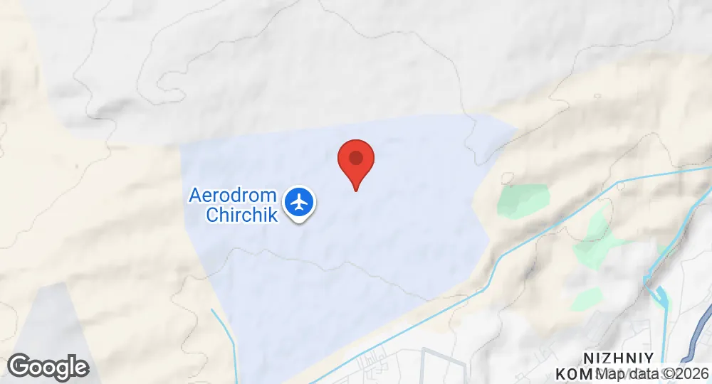 Map of Chirchik Air Base
