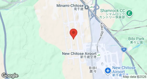 Map of Chitose Air Base