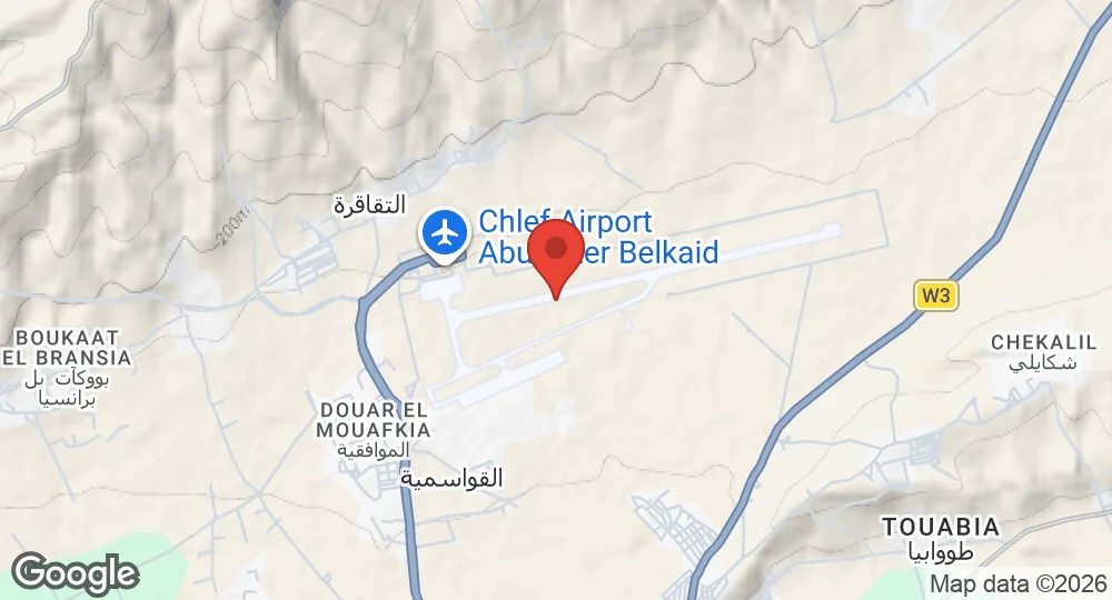 Map of Chlef