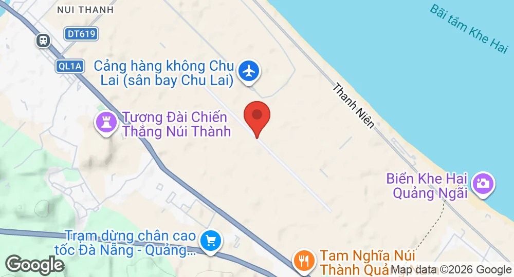 Map of Chu Lai Airport