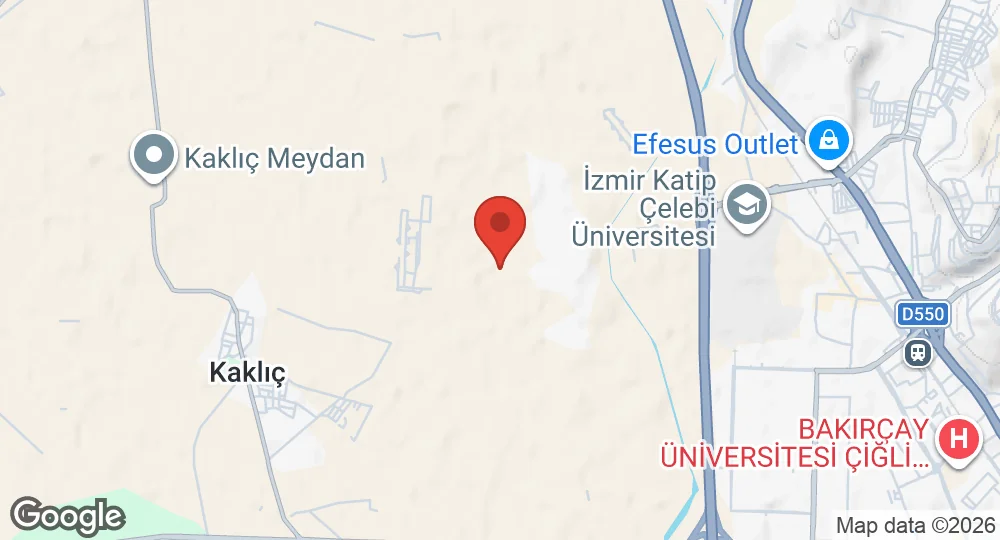 Map of Çiğli Air Base