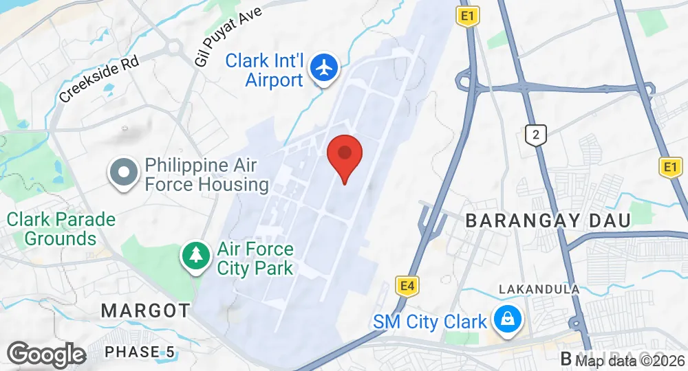 Map of Clark Air Base