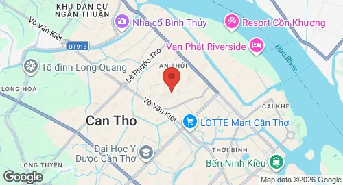 Map of Cần Thơ Airfield