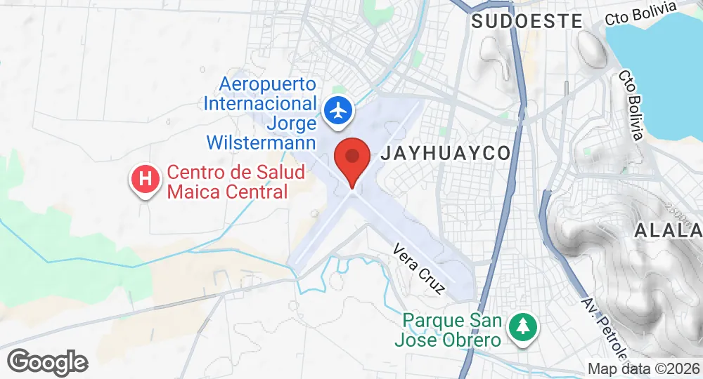 Map of Cochabamba Air Base