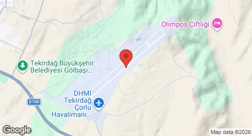 Map of Çorlu Air Base