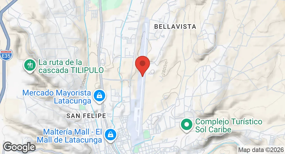 Map of Cotopaxi Air Base