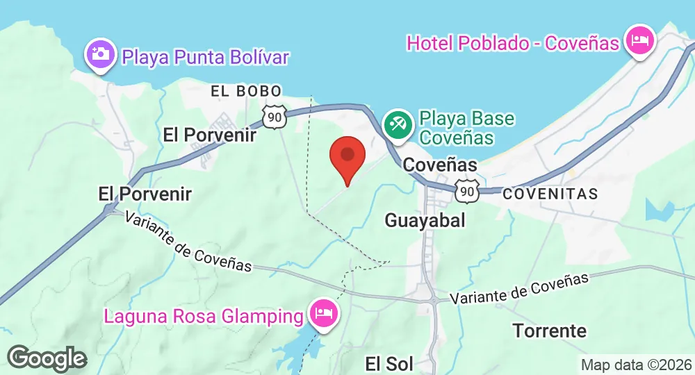 Map of Coveñas Airport