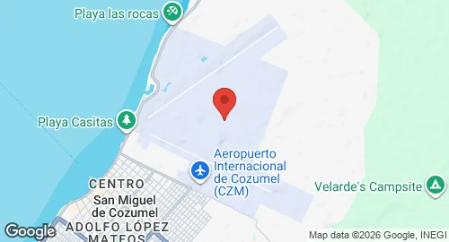 Map of Cozumel International Airport