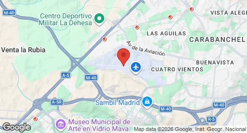 Map of Cuatro Vientos Air Base