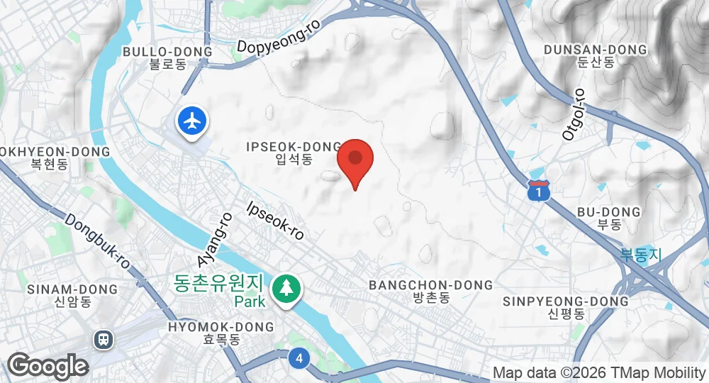 Map of Daegu Air Base
