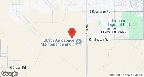 Mapa de Davis–Monthan Air Force Base