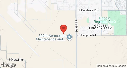 خريطة Davis–Monthan Air Force Base