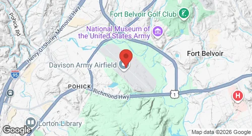 Map of Davison Army Airfield