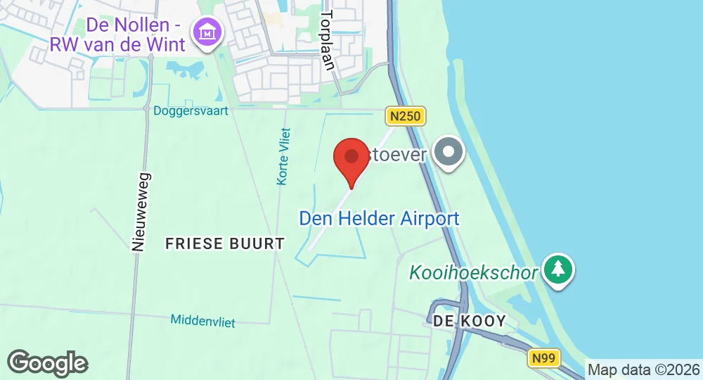 Map of De Kooy Airfield