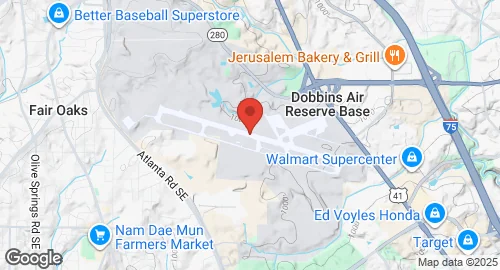 خريطة Dobbins Air Reserve Base