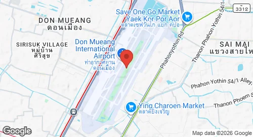 Map of Don Muang Royal Thai Air Force Base
