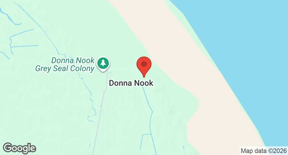 Map of Donna Nook Air Weapons Range